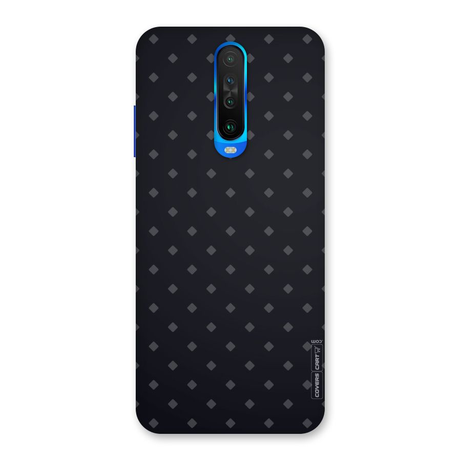 Lavish Diamond Pattern Back Case for Poco X2