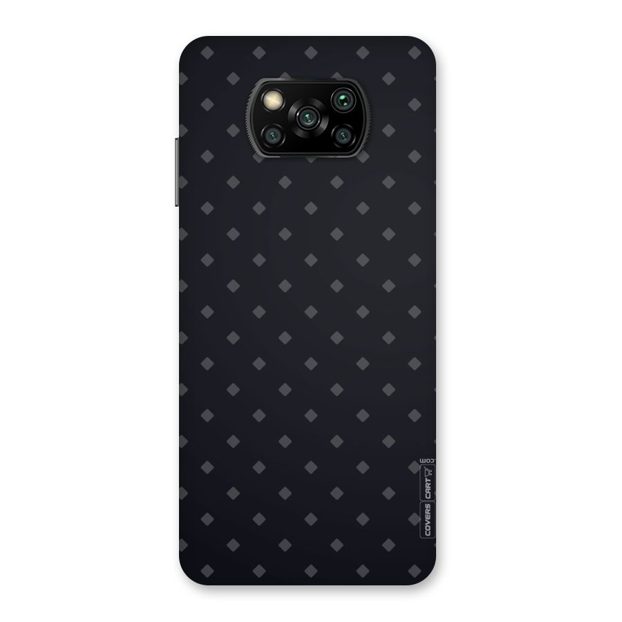 Lavish Diamond Pattern Back Case for Poco X3