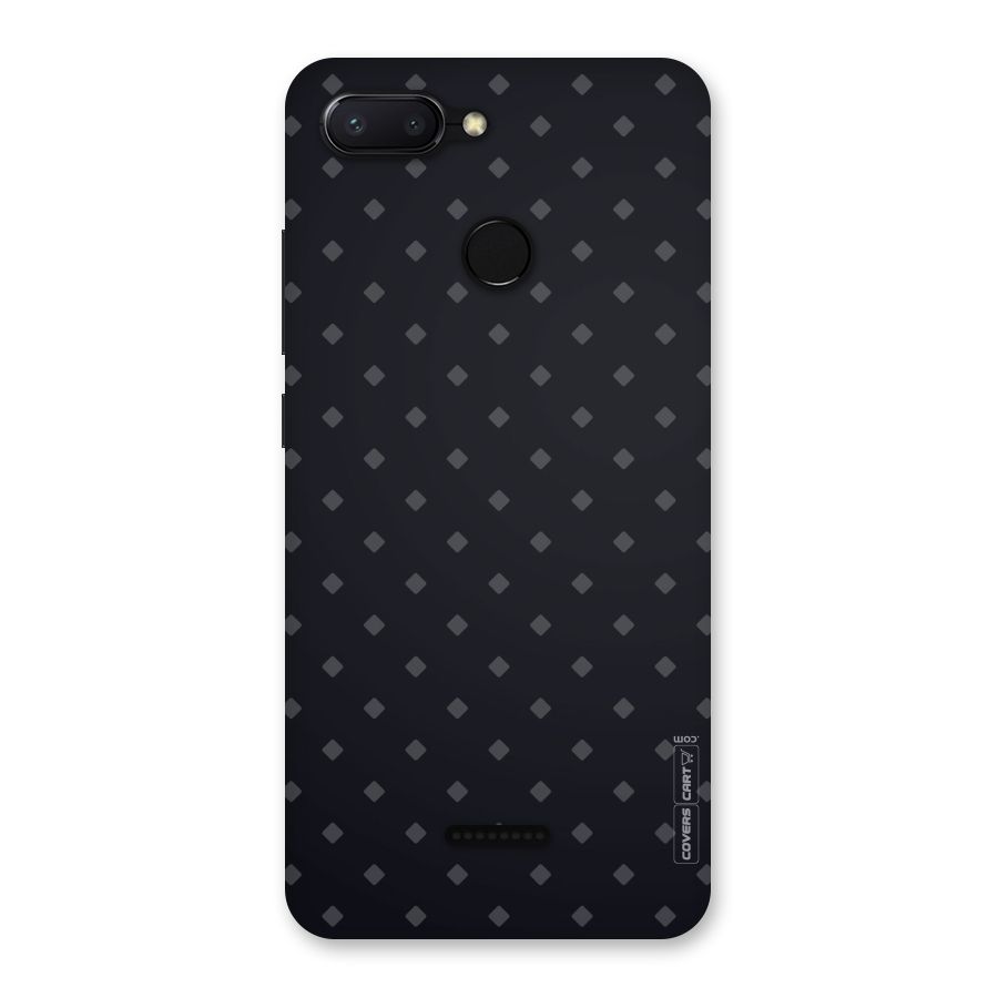 Lavish Diamond Pattern Back Case for Redmi 6