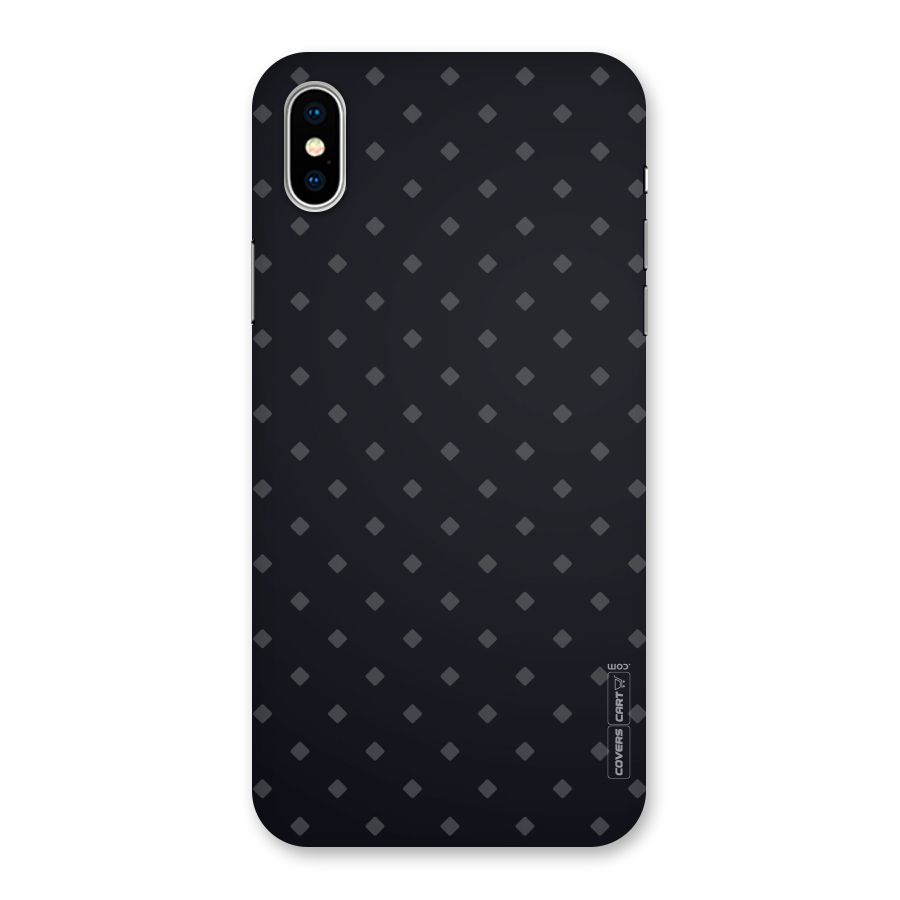 Lavish Diamond Pattern Back Case for iPhone XS