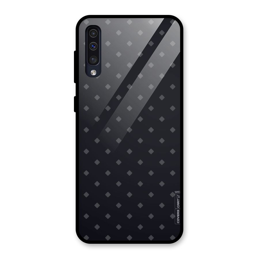 Lavish Diamond Pattern Glass Back Case for Galaxy A30s