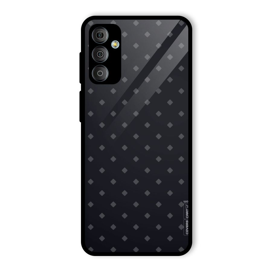 Lavish Diamond Pattern Glass Back Case for Galaxy F23