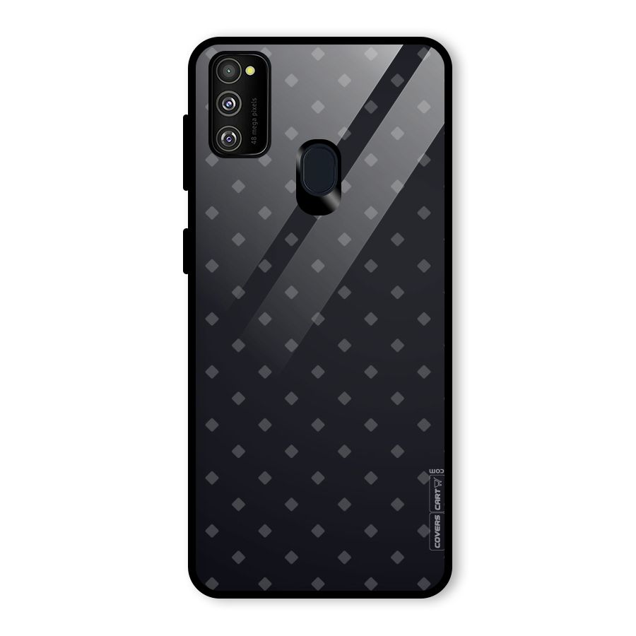 Lavish Diamond Pattern Glass Back Case for Galaxy M30s