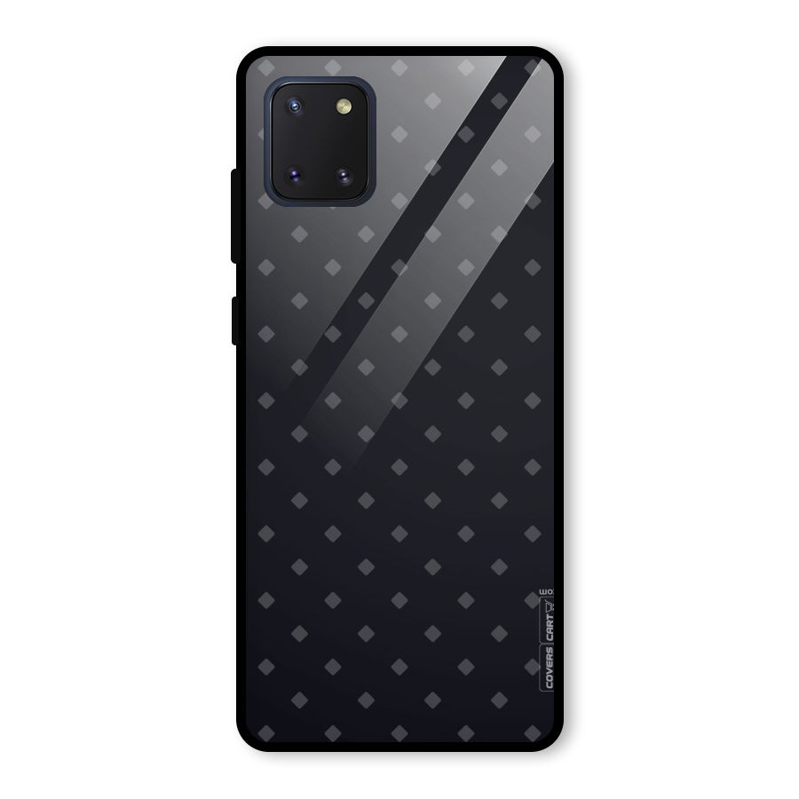 Lavish Diamond Pattern Glass Back Case for Galaxy Note 10 Lite