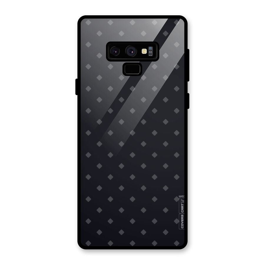 Lavish Diamond Pattern Glass Back Case for Galaxy Note 9