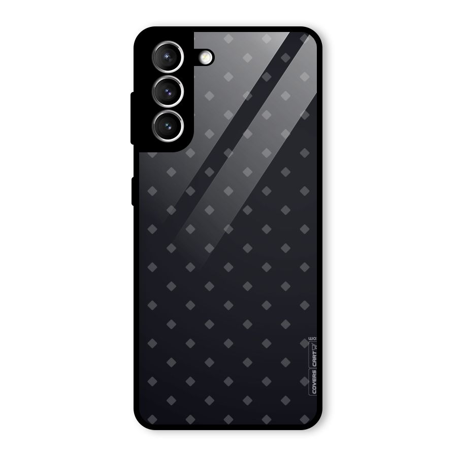 Lavish Diamond Pattern Glass Back Case for Galaxy S21 5G
