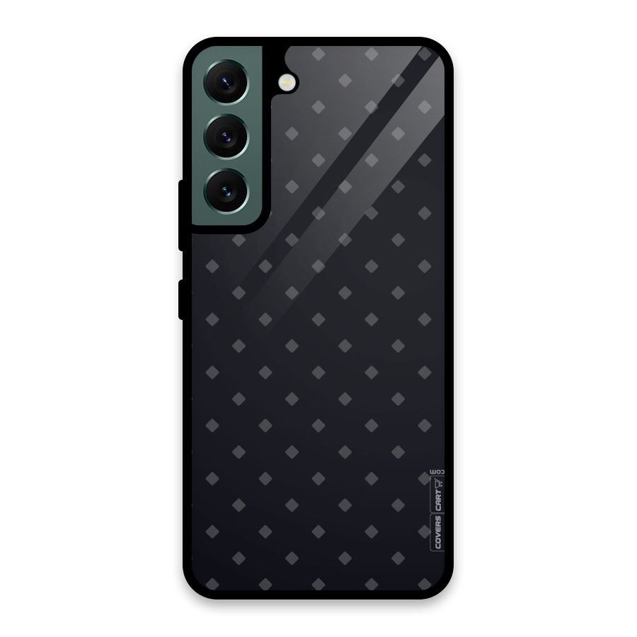 Lavish Diamond Pattern Glass Back Case for Galaxy S22 5G