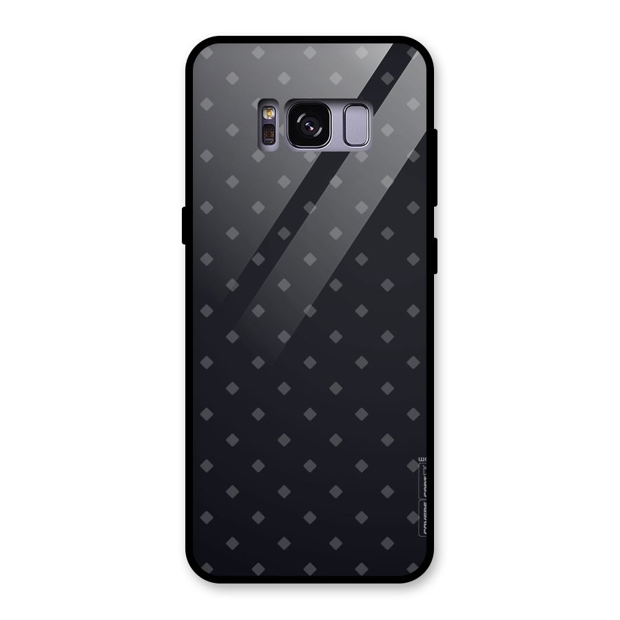 Lavish Diamond Pattern Glass Back Case for Galaxy S8