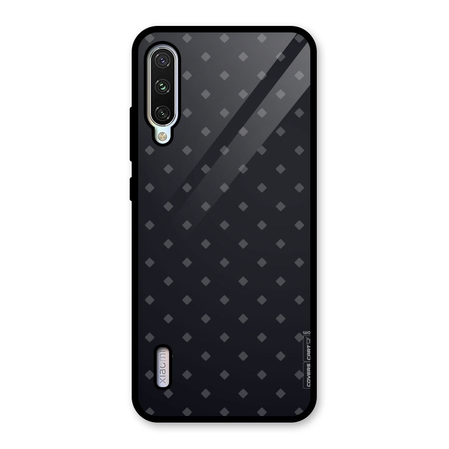 Lavish Diamond Pattern Glass Back Case for Mi A3