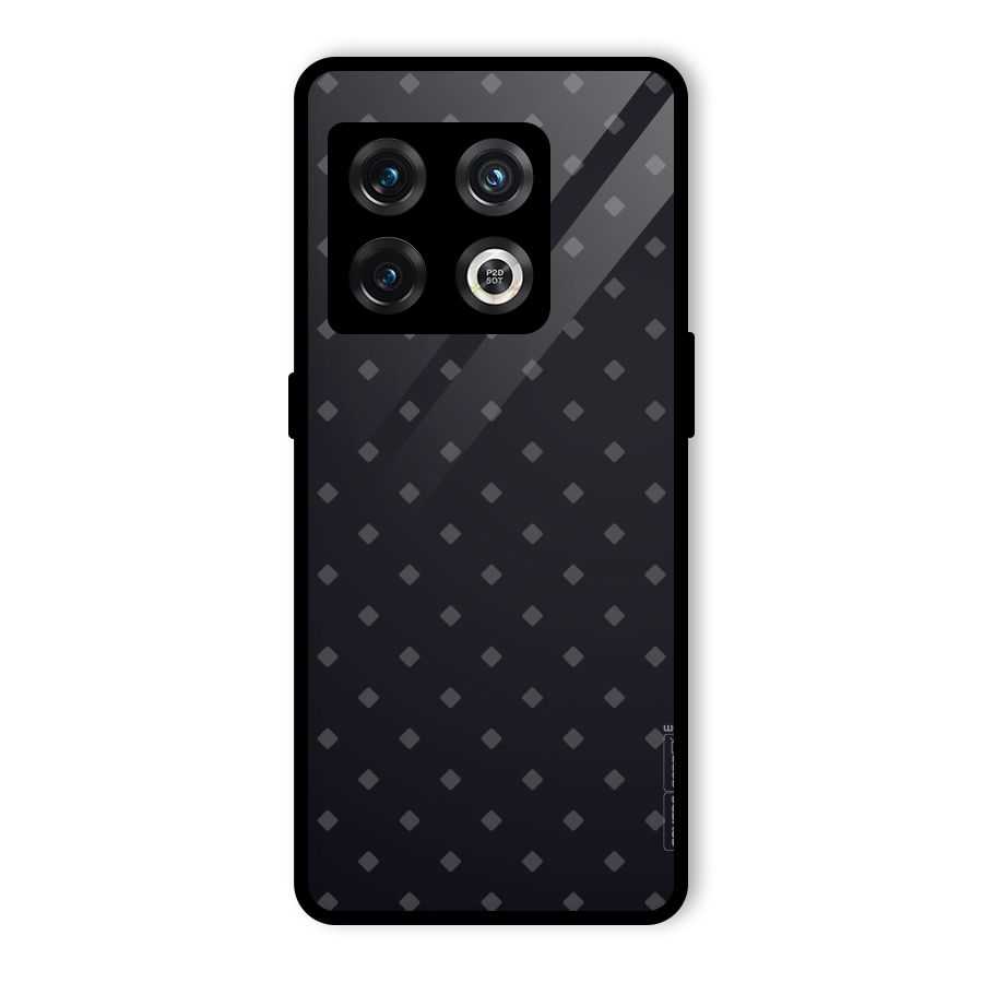 Lavish Diamond Pattern Glass Back Case for OnePlus 10 Pro 5G