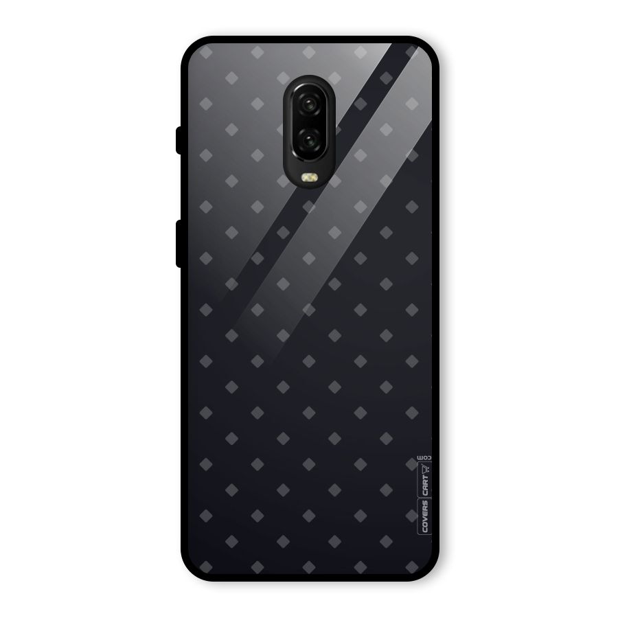 Lavish Diamond Pattern Glass Back Case for OnePlus 6T