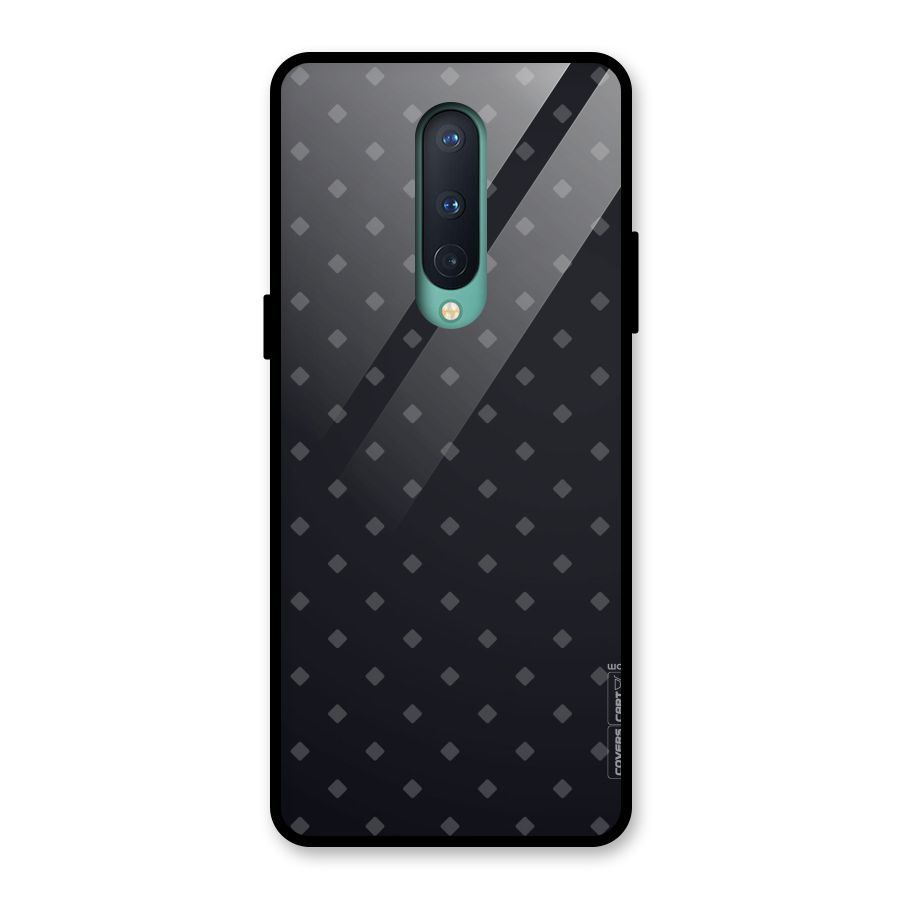 Lavish Diamond Pattern Glass Back Case for OnePlus 8