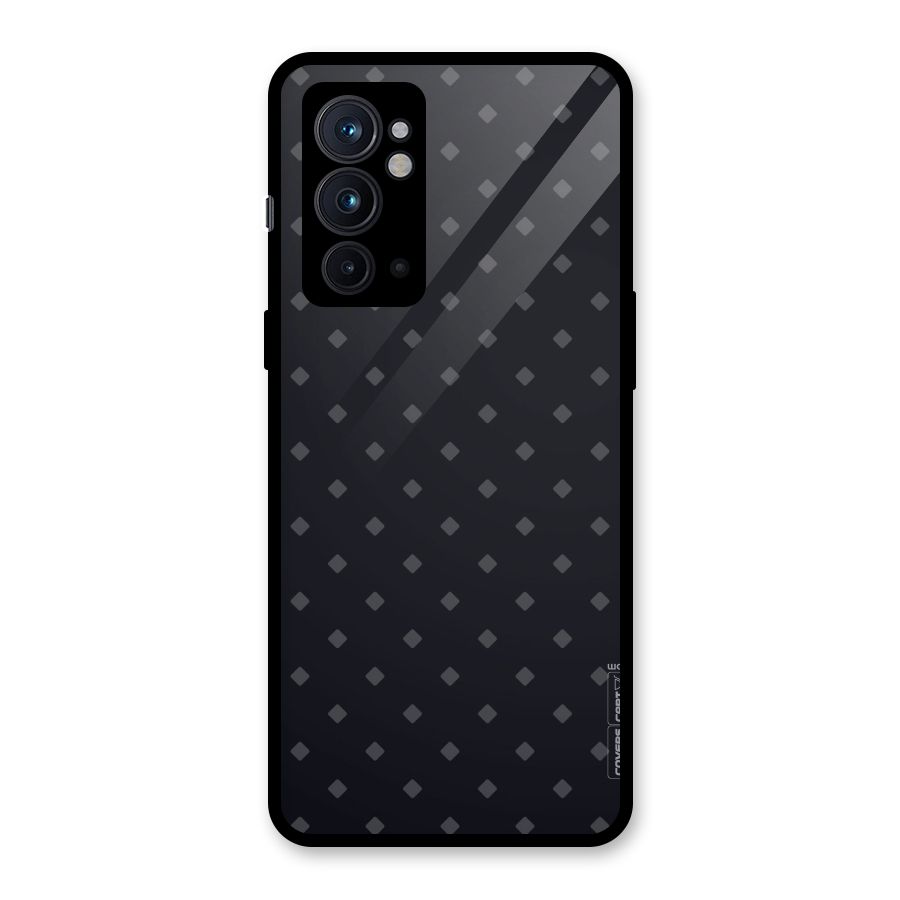 Lavish Diamond Pattern Glass Back Case for OnePlus 9RT 5G