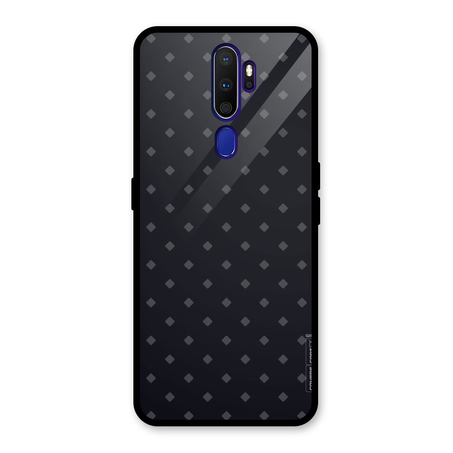 Lavish Diamond Pattern Glass Back Case for Oppo A9 (2020)