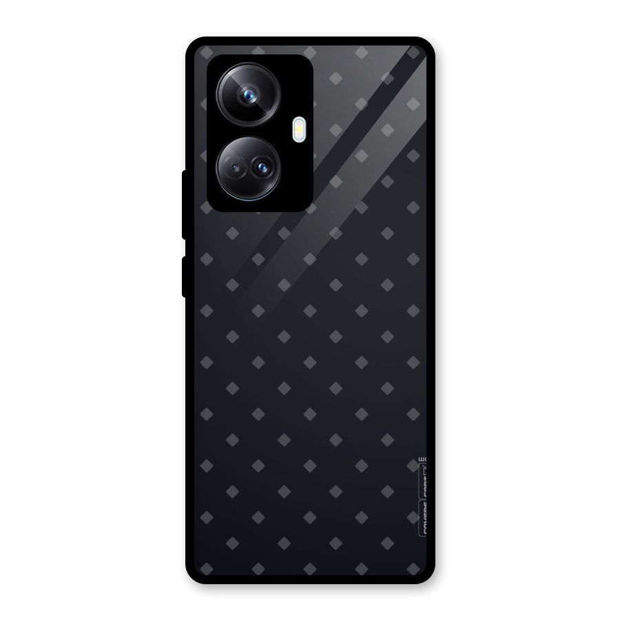 Lavish Diamond Pattern Glass Back Case for Realme 10 Pro Plus