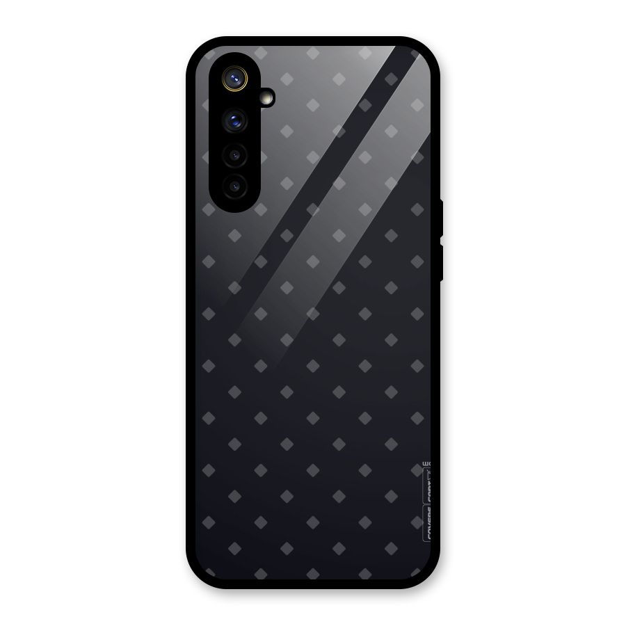Lavish Diamond Pattern Glass Back Case for Realme 6i