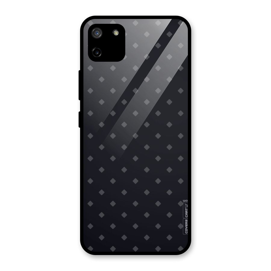 Lavish Diamond Pattern Glass Back Case for Realme C11