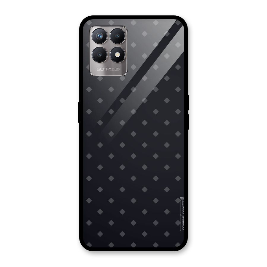 Lavish Diamond Pattern Glass Back Case for Realme Narzo 50
