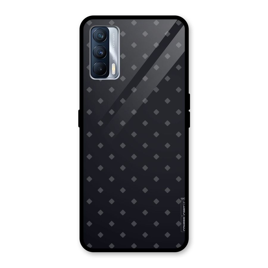 Lavish Diamond Pattern Glass Back Case for Realme X7