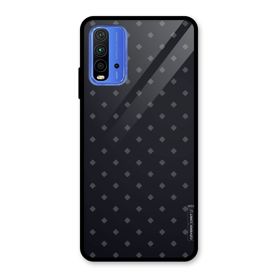 Lavish Diamond Pattern Glass Back Case for Redmi 9 Power