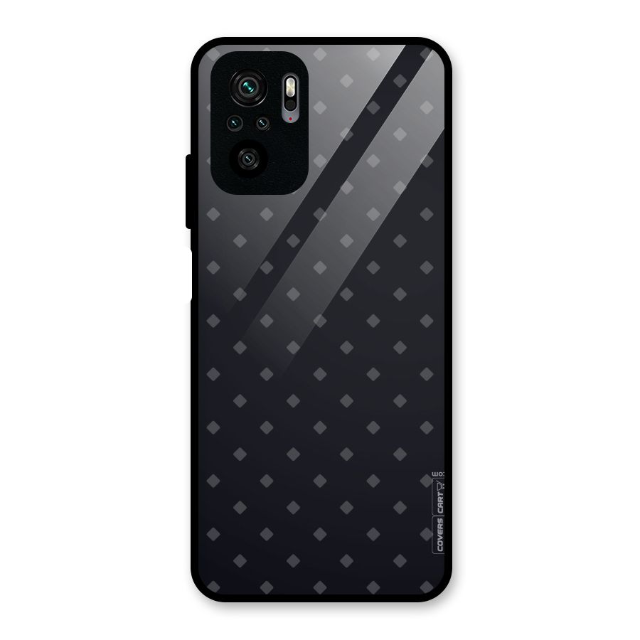 Lavish Diamond Pattern Glass Back Case for Redmi Note 10S