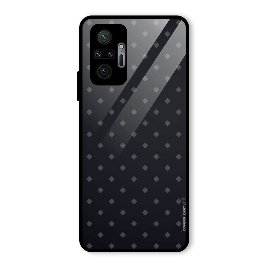 Lavish Diamond Pattern Glass Back Case for Redmi Note 10 Pro