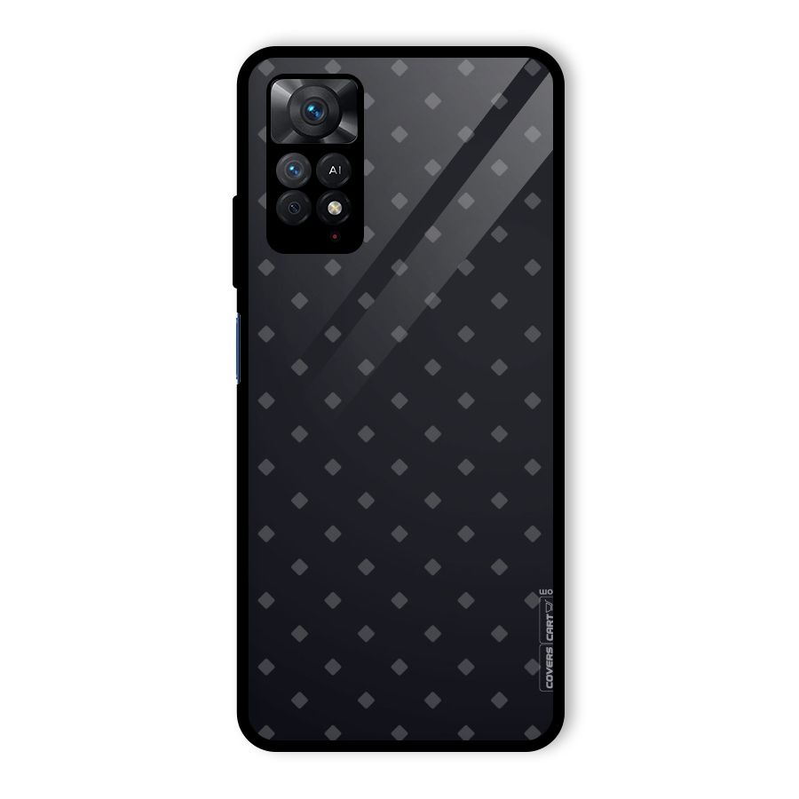 Lavish Diamond Pattern Glass Back Case for Redmi Note 11 Pro