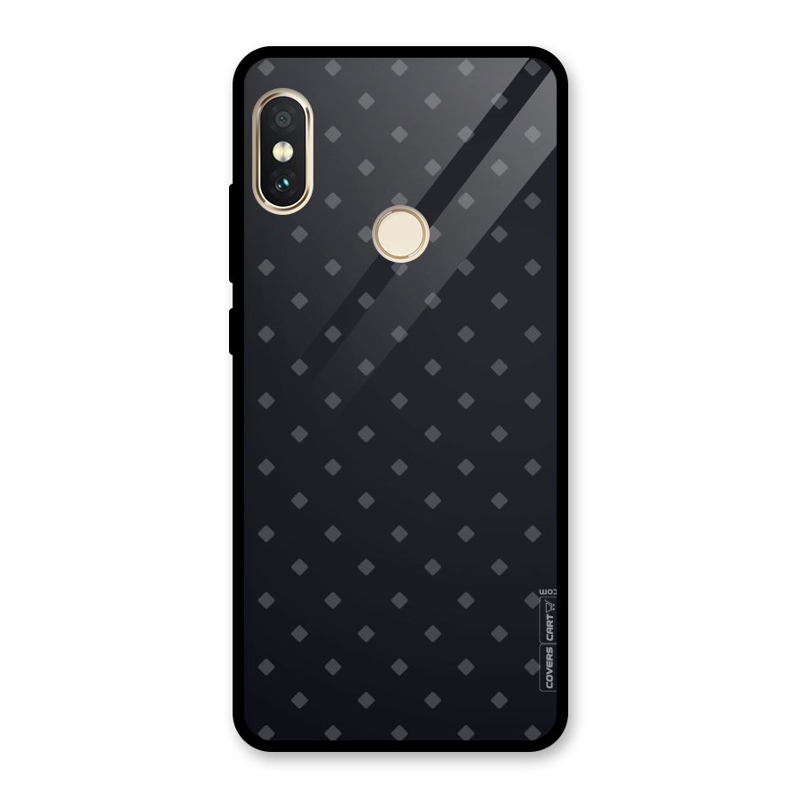 Lavish Diamond Pattern Glass Back Case for Redmi Note 5 Pro
