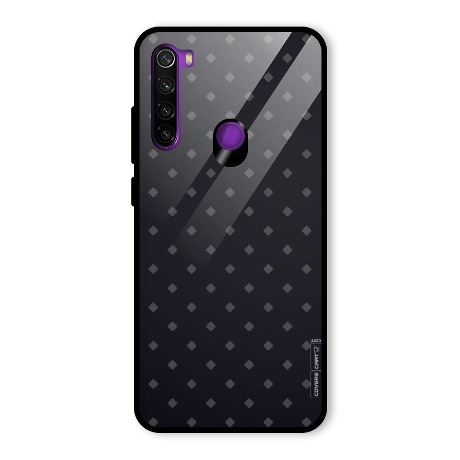 Lavish Diamond Pattern Glass Back Case for Redmi Note 8