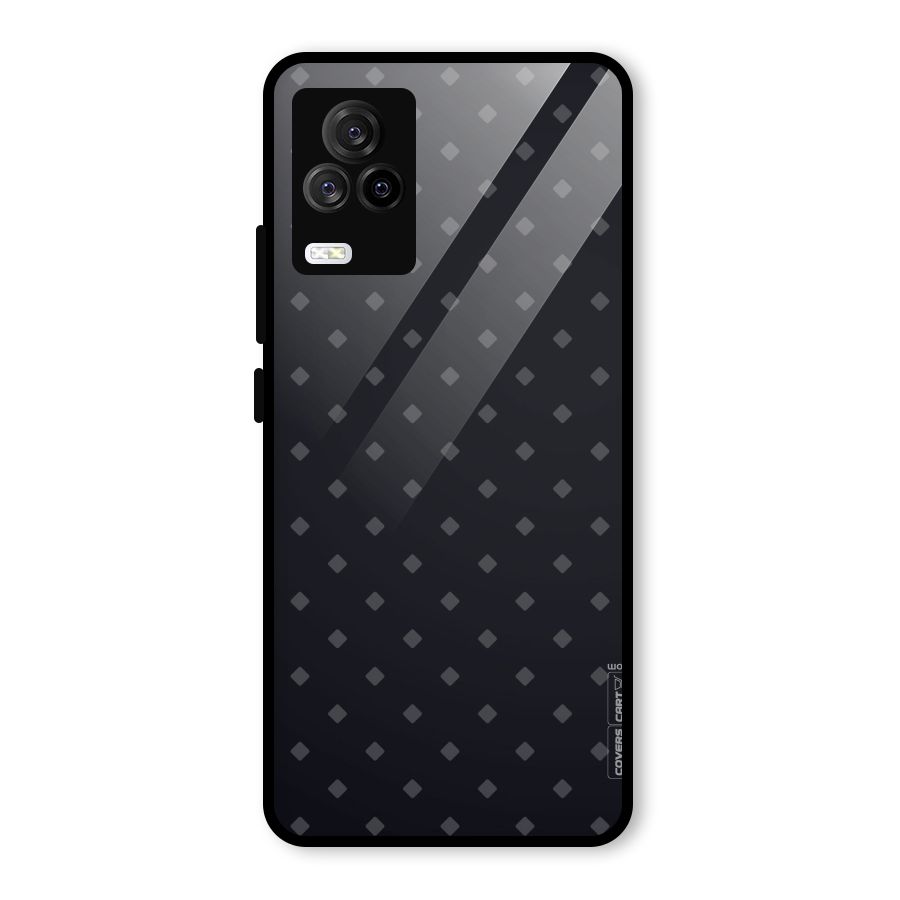 Lavish Diamond Pattern Glass Back Case for Vivo iQOO 7 Legend 5G
