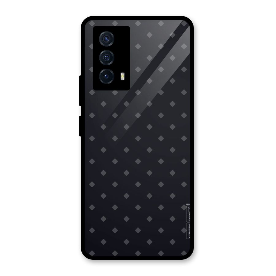 Lavish Diamond Pattern Glass Back Case for Vivo iQOO Z5