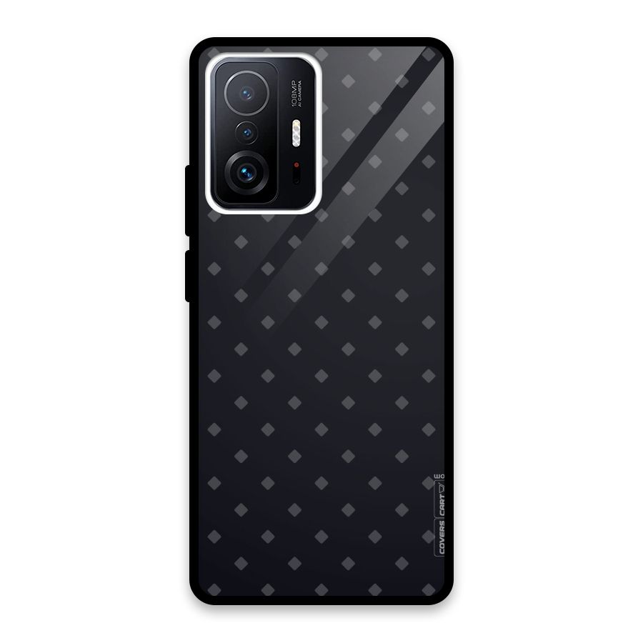 Lavish Diamond Pattern Glass Back Case for Xiaomi 11T Pro