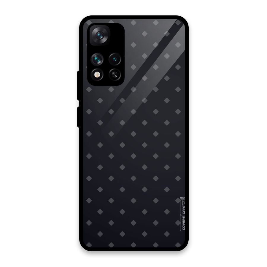Lavish Diamond Pattern Glass Back Case for Xiaomi 11i HyperCharge 5G