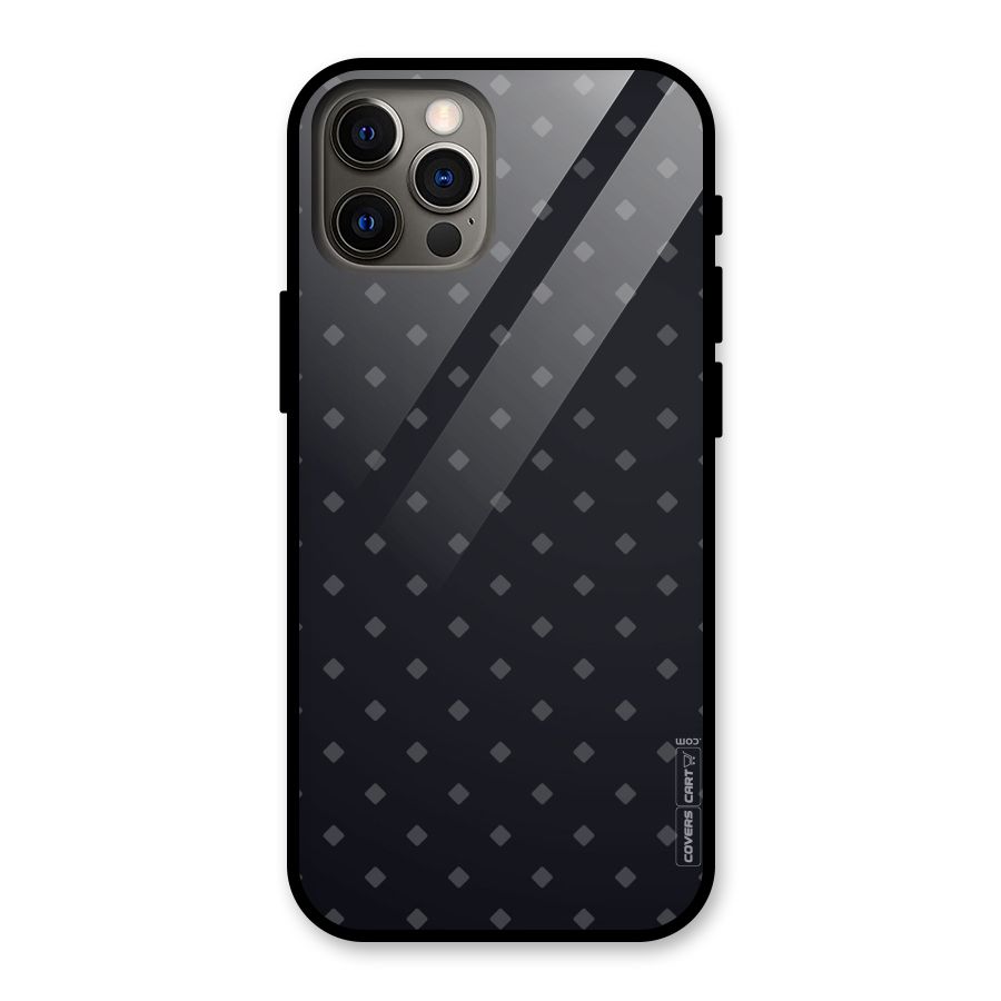 Lavish Diamond Pattern Glass Back Case for iPhone 12 Pro