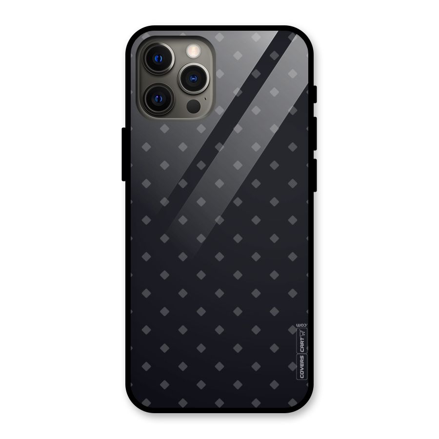 Lavish Diamond Pattern Glass Back Case for iPhone 12 Pro Max