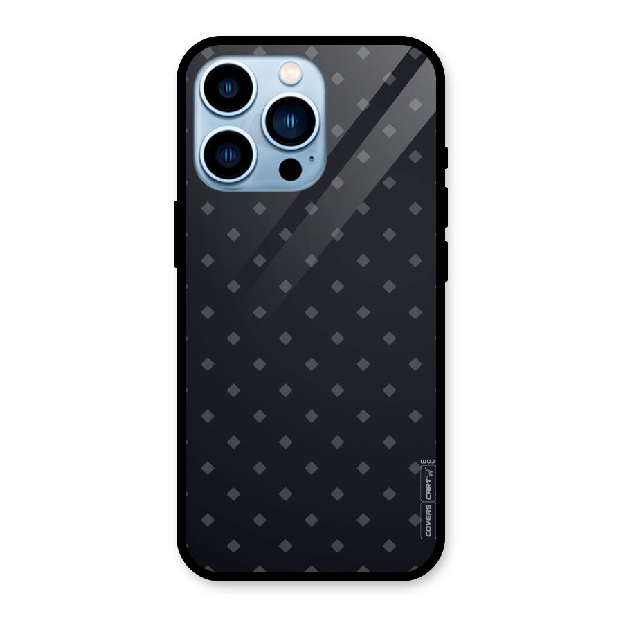 Lavish Diamond Pattern Glass Back Case for iPhone 13 Pro