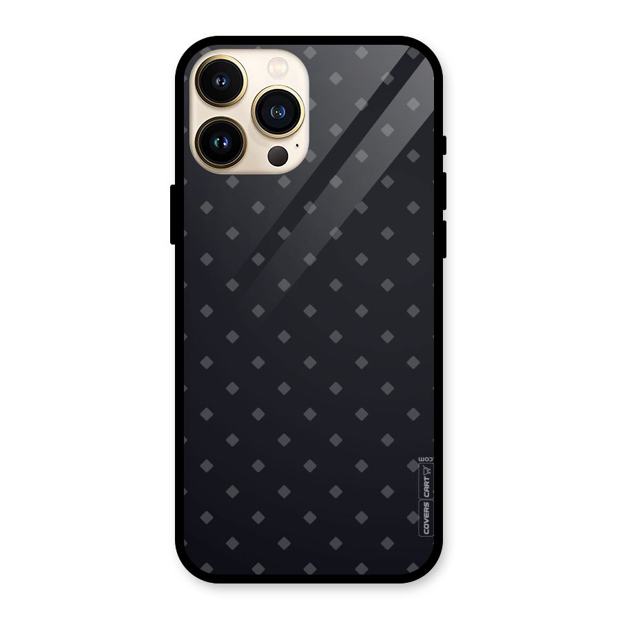 Lavish Diamond Pattern Glass Back Case for iPhone 13 Pro Max