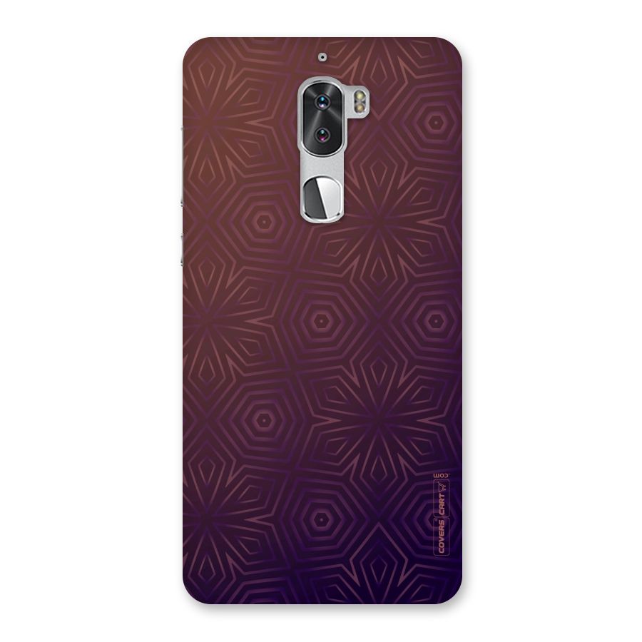 Lavish Purple Pattern Back Case for Coolpad Cool 1