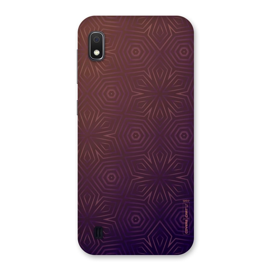 Lavish Purple Pattern Back Case for Galaxy A10