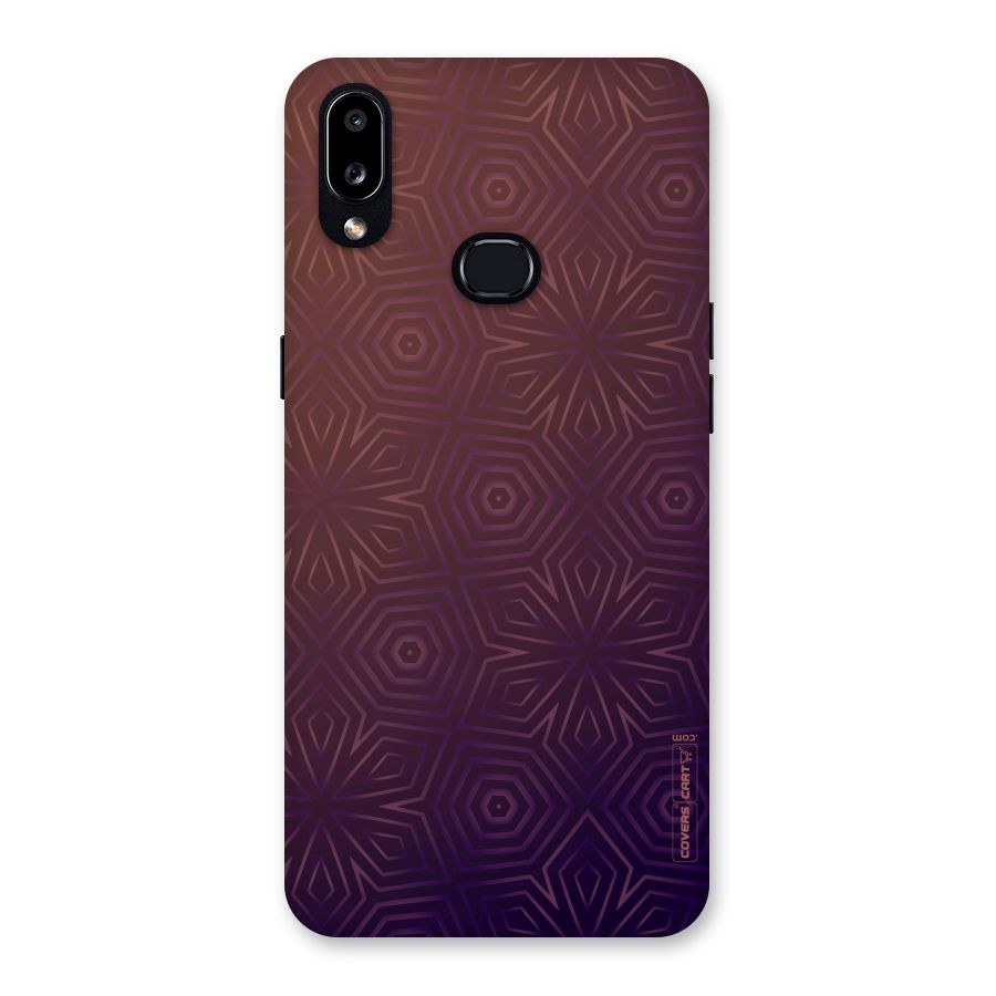 Lavish Purple Pattern Back Case for Galaxy A10s