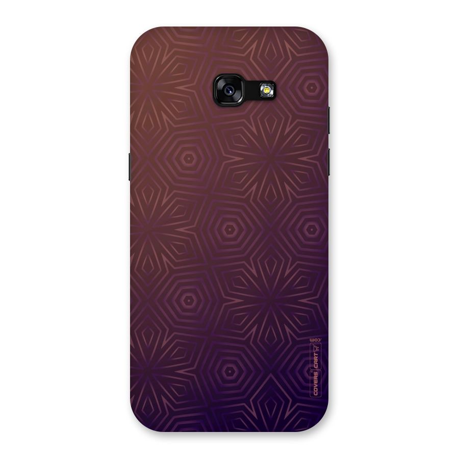 Lavish Purple Pattern Back Case for Galaxy A5 2017
