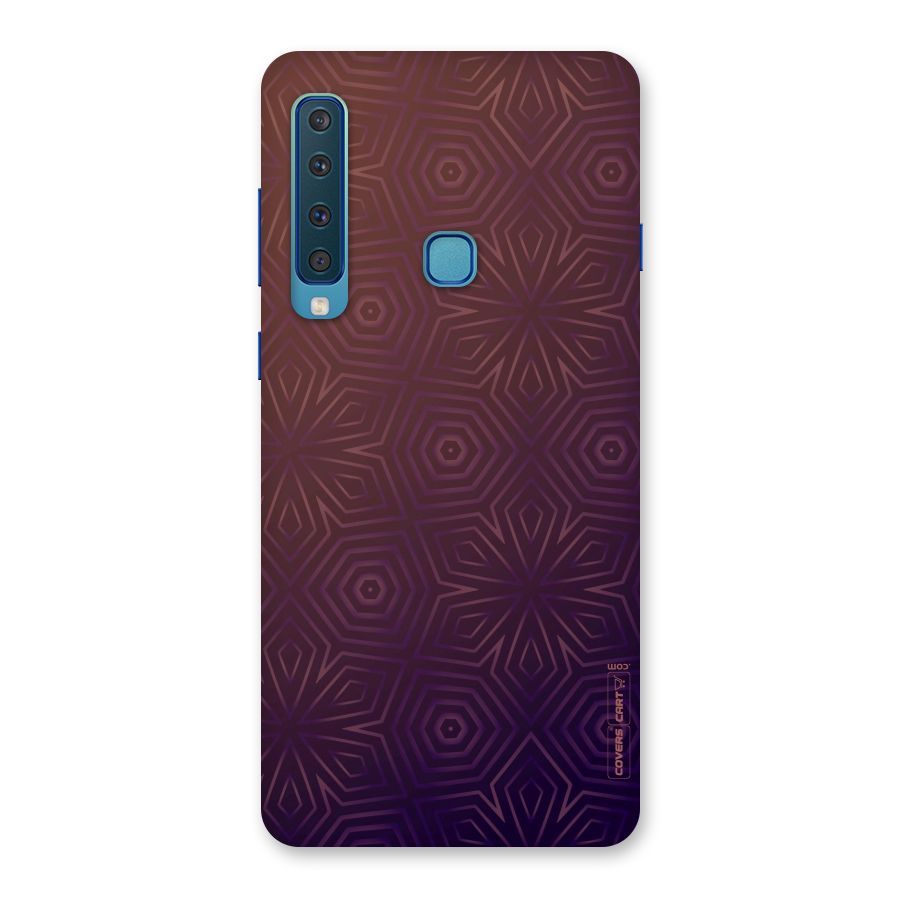 Lavish Purple Pattern Back Case for Galaxy A9 (2018)