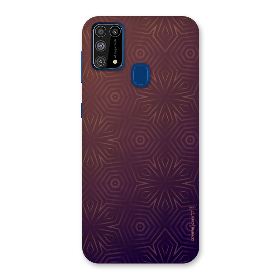 Lavish Purple Pattern Back Case for Galaxy F41