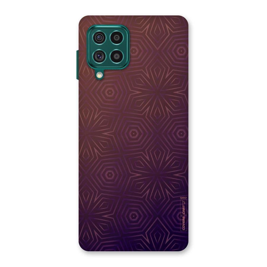 Lavish Purple Pattern Back Case for Galaxy F62