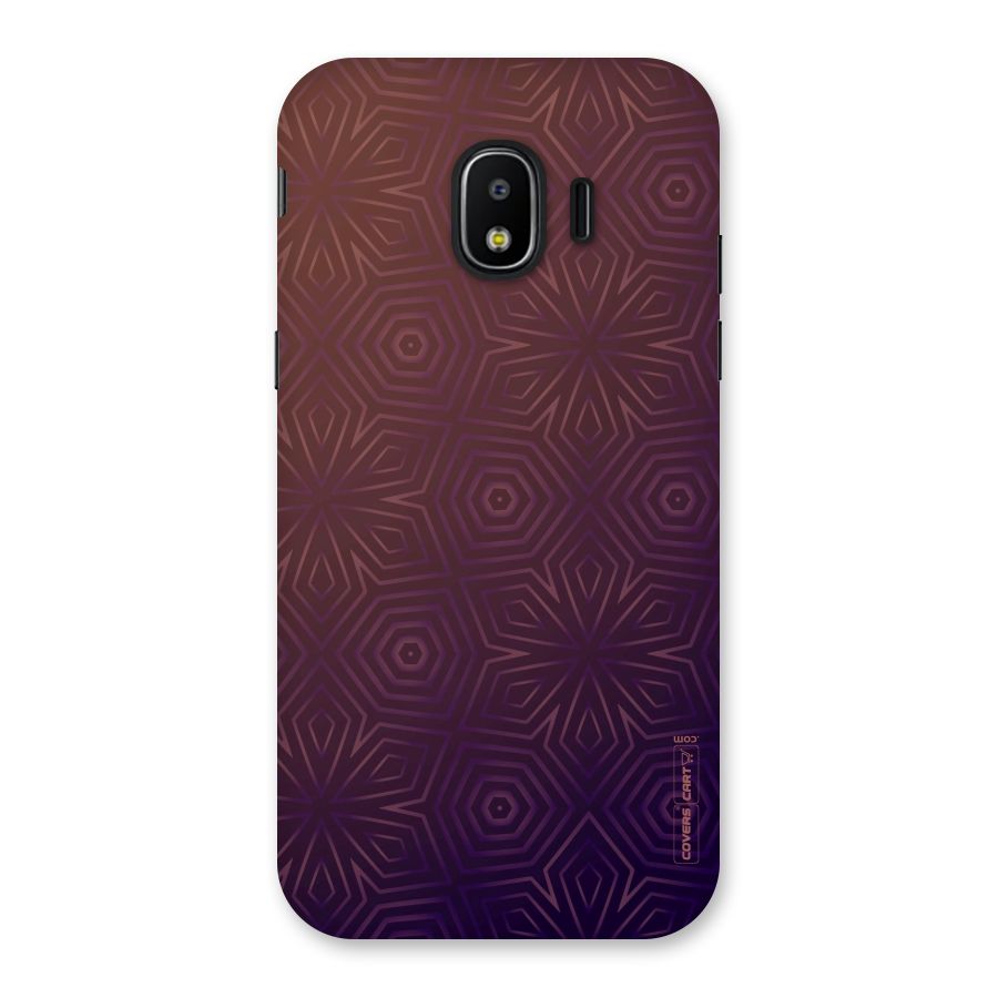 Lavish Purple Pattern Back Case for Galaxy J2 Pro 2018