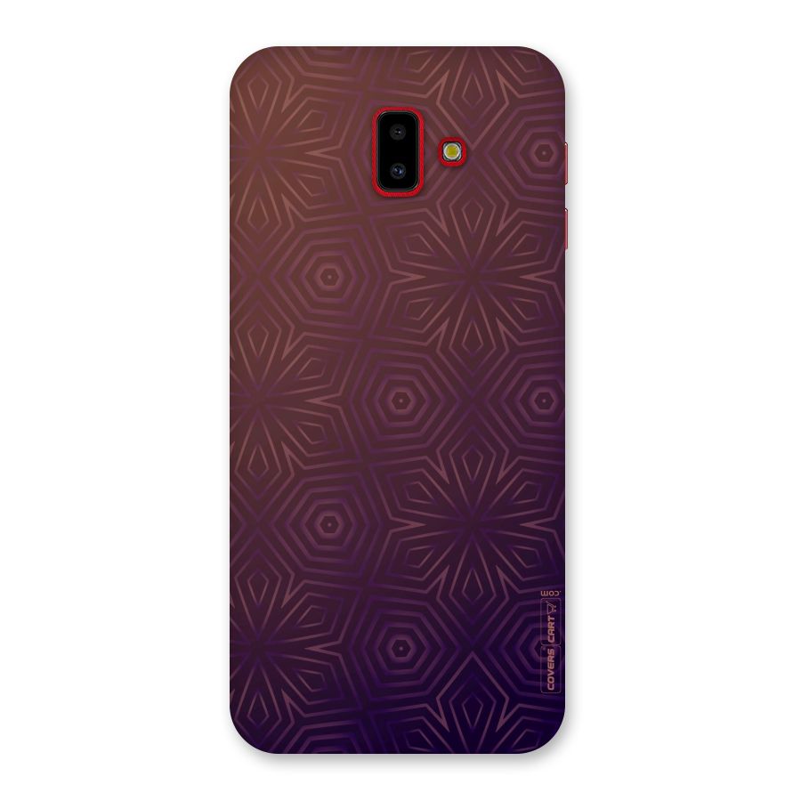 Lavish Purple Pattern Back Case for Galaxy J6 Plus