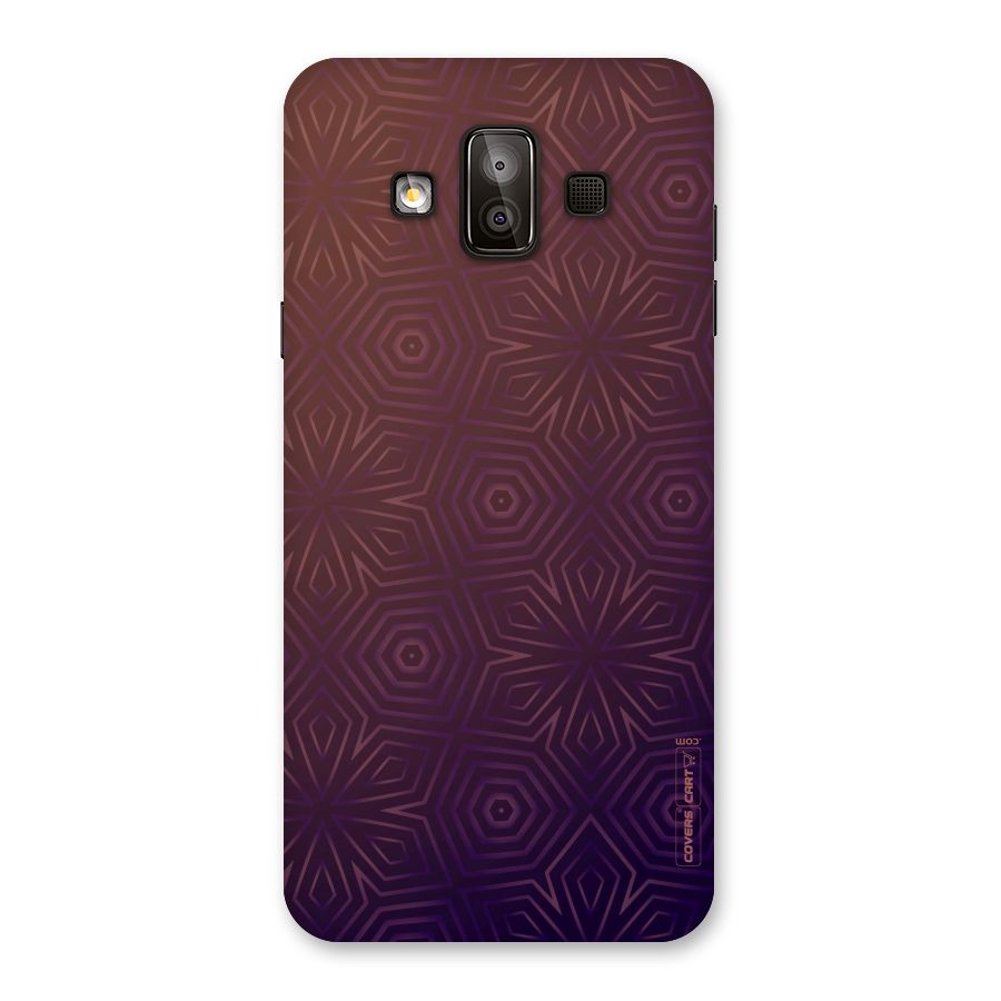 Lavish Purple Pattern Back Case for Galaxy J7 Duo