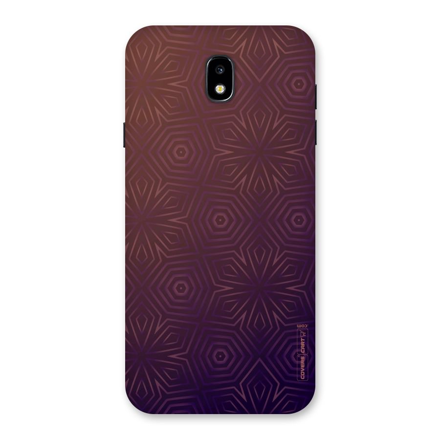 Lavish Purple Pattern Back Case for Galaxy J7 Pro