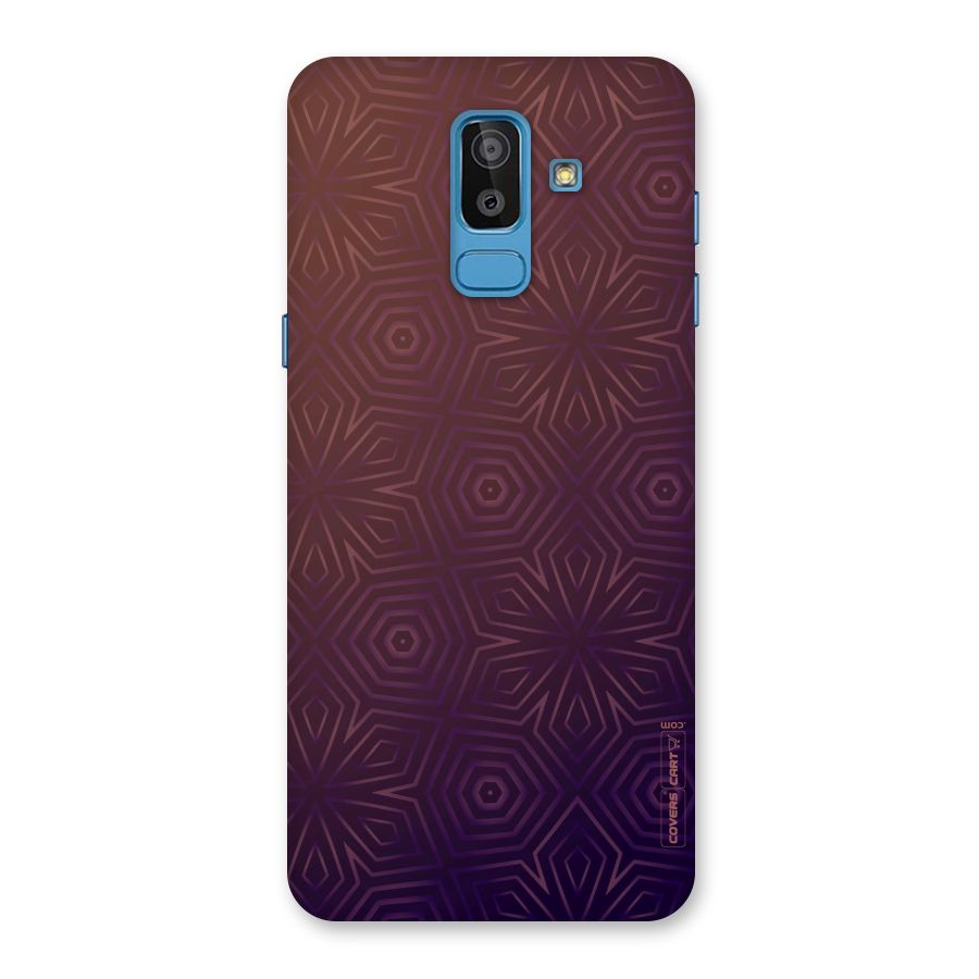 Lavish Purple Pattern Back Case for Galaxy J8