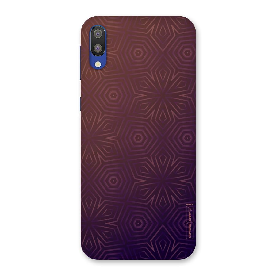 Lavish Purple Pattern Back Case for Galaxy M10